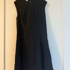 Abercrombie & Fitch Black Linen Dress